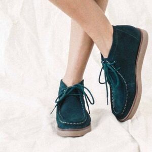 The Great. Suede Moccasins, full leather, size women's 11M
